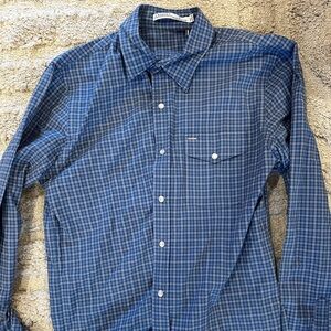 Criquet Pearl snap check long sleeve, size medium, never worn